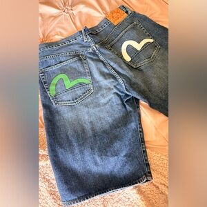 Evisu Denim Shorts
